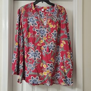 Old Navy Patterned Tunic Top, Size XL
